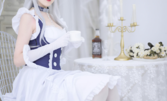 Akisoso秋楚楚 cosplay贝尔法斯特女仆