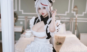 rioko凉凉子七夕Cosplay，二次元教师的迷人风采