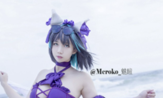 Meroko_魅瞳碧蓝航线柴郡和信浓鵗美少女